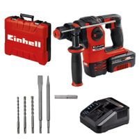 Einhell HEROCCO Kit 3.0 Ah - Accu Boorhamer | SET | 1 x 3.0 Ah accu + lader | Incl. accessoires | In koffer - 4513975 4513975