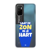 Laat de zon in je hart: Xiaomi Poco M3 Pro 5G Transparant Hoesje