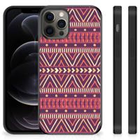iPhone 12 Pro Max Bumper Case Aztec Paars