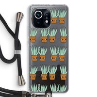 Sansevieria: Xiaomi Mi 11 Transparant Hoesje met koord