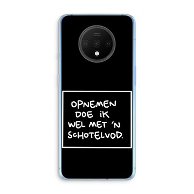 Schotelvod: OnePlus 7T Transparant Hoesje