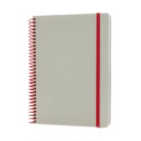Xd Collection Notitieboek Deluxe 21 X 15 Cm Karton Grijs/rood - thumbnail