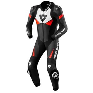 REV'IT! Argon 2 1-piece suit, 1-delig motorpak, Zwart Fluorood