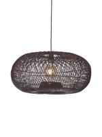 GOOD&MOJO Hanglamp 'Arizona' Bamboe, 70cm, kleur Burgundy