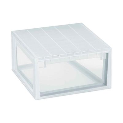 Ladekast Terry LightDrawer L Multifunctioneel Wit Transparant Polypropyleen Plastic 39,6 x 39 x 21,3 cm