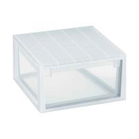 Ladekast Terry LightDrawer L Multifunctioneel Wit Transparant Polypropyleen Plastic 39,6 x 39 x 21,3 cm