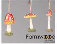 Farmwood Animals Decohanger paddenstoel 7cm