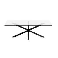 Kave Home Salontafel Argon, 70 x 130cm - Transparant