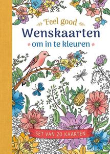 Wenskaarten om in te kleuren - Feel good (Kaartspellen)