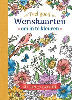 Wenskaarten om in te kleuren - Feel good (Kaartspellen)