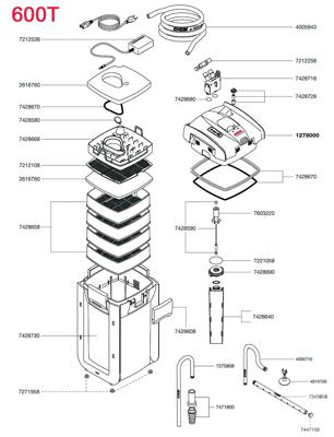 Eheim thermofilter Professional 3E 600T - Gebr de boon