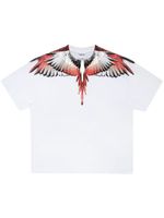 Marcelo Burlon County of Milan t-shirt en coton à imprimé Wings - Blanc