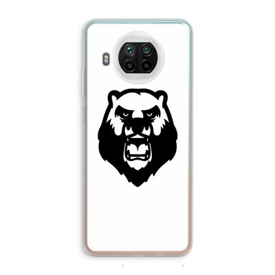 Angry Bear (white): Xiaomi Mi 10T Lite 5G Transparant Hoesje