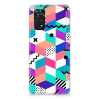 Xiaomi Poco M4 Pro 4G | TPU Hoesje | Blokken Kleurrijk