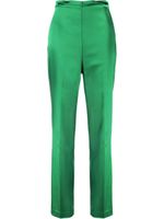 P.A.R.O.S.H. pantalon à taille haute - Vert