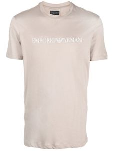 Emporio Armani t-shirt à logo - Tons neutres