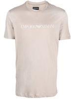 Emporio Armani t-shirt à logo - Tons neutres