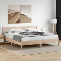 Bedframe zonder matras massief grenenhout 180x200 cm