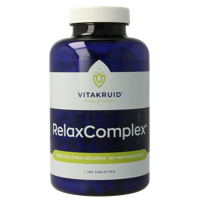 Vitakruid RelaxComplex oa Magnesium Tauraat & Vitamine D3 180 Tabletten