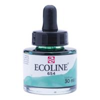 Ecoline • vloeibare waterverf fles 30ml dennengroen 654