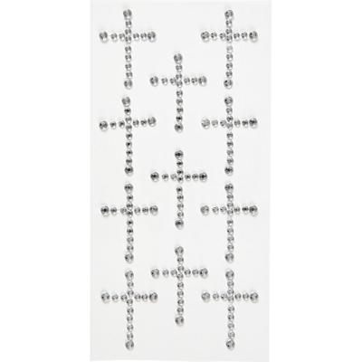 Creativ Company Strasstenen, afm 35x25 mm, zilver, 11 stuk/ 1 doos