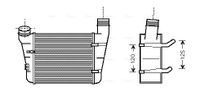 Intercooler, inlaatluchtkoeler AIA4221 - thumbnail