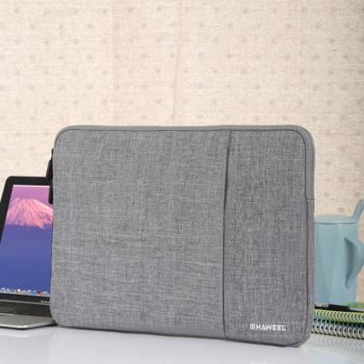 HAWEEL 15 inch Laptoptas Sleeve voor MacBook Samsung Lenovo Sony Dell Chuwi Asus HP (grijs)