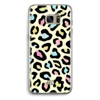 Leopard pattern: Samsung Galaxy S7 Edge Transparant Hoesje