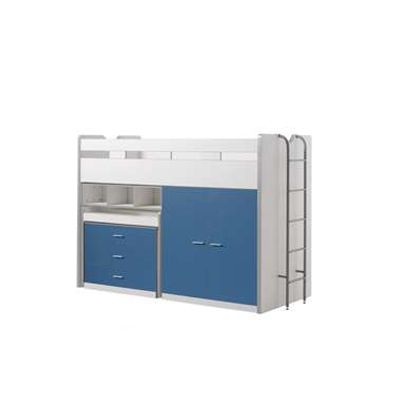Vipack halfhoogslaper Bonny - blauw - 227x150x94,6 cm