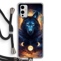 Wolf Dreamcatcher: OnePlus 9 Transparant Hoesje met koord
