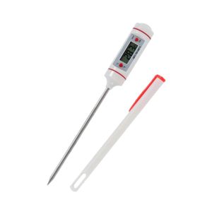 Digitale vleesthermometer / keuken thermometer RVS/kunststof 18 cm