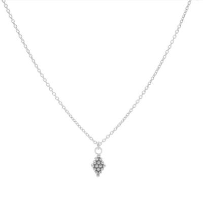 Karma Ketting Dots Diamond Zilver