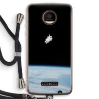 Alone in Space: Motorola Moto Z Force Transparant Hoesje met koord - thumbnail