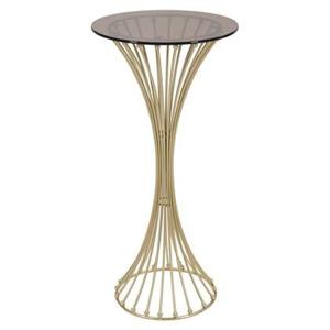 Mauro Ferretti Centur Tafel in goud metaal en glas