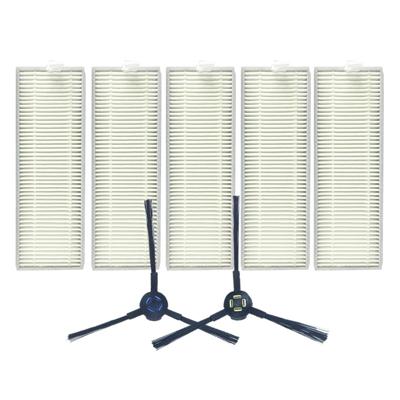 XI287 5 stuks I259 filter + 1 paar I258 kant borstel voor ILIFE A7/A9