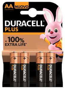 Duracell Plus 100 Wegwerpbatterij AA Alkaline