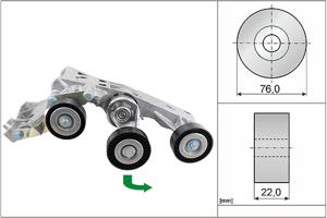 Riemspanner, Poly V-riem INA, u.a. für Mercedes-Benz