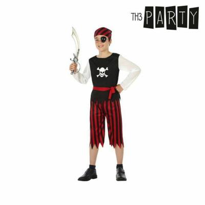 Kostuums voor Kinderen Th3 Party Multicolour Piraten (4 Onderdelen) - Maat: 5-6 Jaar - Maat: 5-6 Jaar
