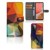 Samsung Galaxy A72 | Book Case | Polygon Color