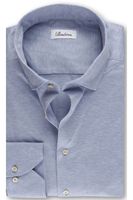 Stenströms Fitted Body Jersey shirt lichtblauw, Effen