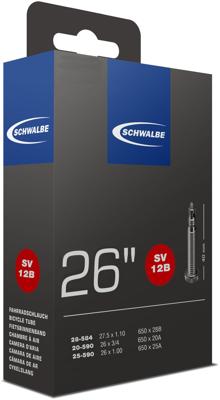 Schwalbe binnenband fv/sv12b 26" 18/25-590