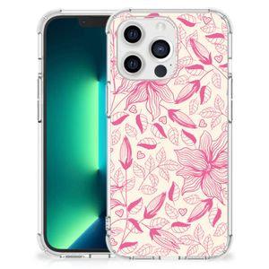 iPhone 13 Pro Max Case Pink Flowers