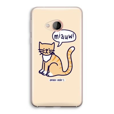 Miauw: HTC U Play Transparant Hoesje