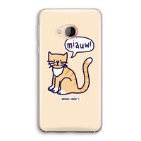 Miauw: HTC U Play Transparant Hoesje