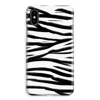 Zebra pattern: iPhone XS Max Volledig Geprint Hoesje