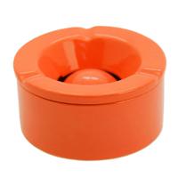 Stormasbak - terras asbakken - oranje - 12 x 6 cm - Dolomiet kunststeen - buiten - tuin