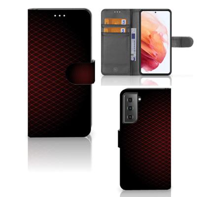 Samsung Galaxy S21 | Telefoon Hoesje | Geruit Rood