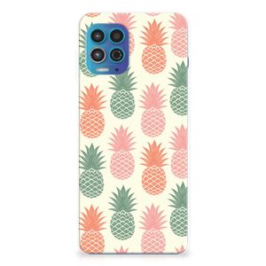 Motorola Moto G100 Siliconen Case Ananas