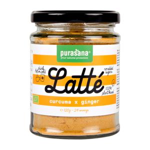 Purasana Latte curcuma gember vegan bio