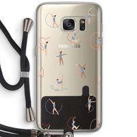 Dancing #3: Samsung Galaxy S7 Transparant Hoesje met koord Dancing #3: Samsung Galaxy S7 Transparant Hoesje met koord